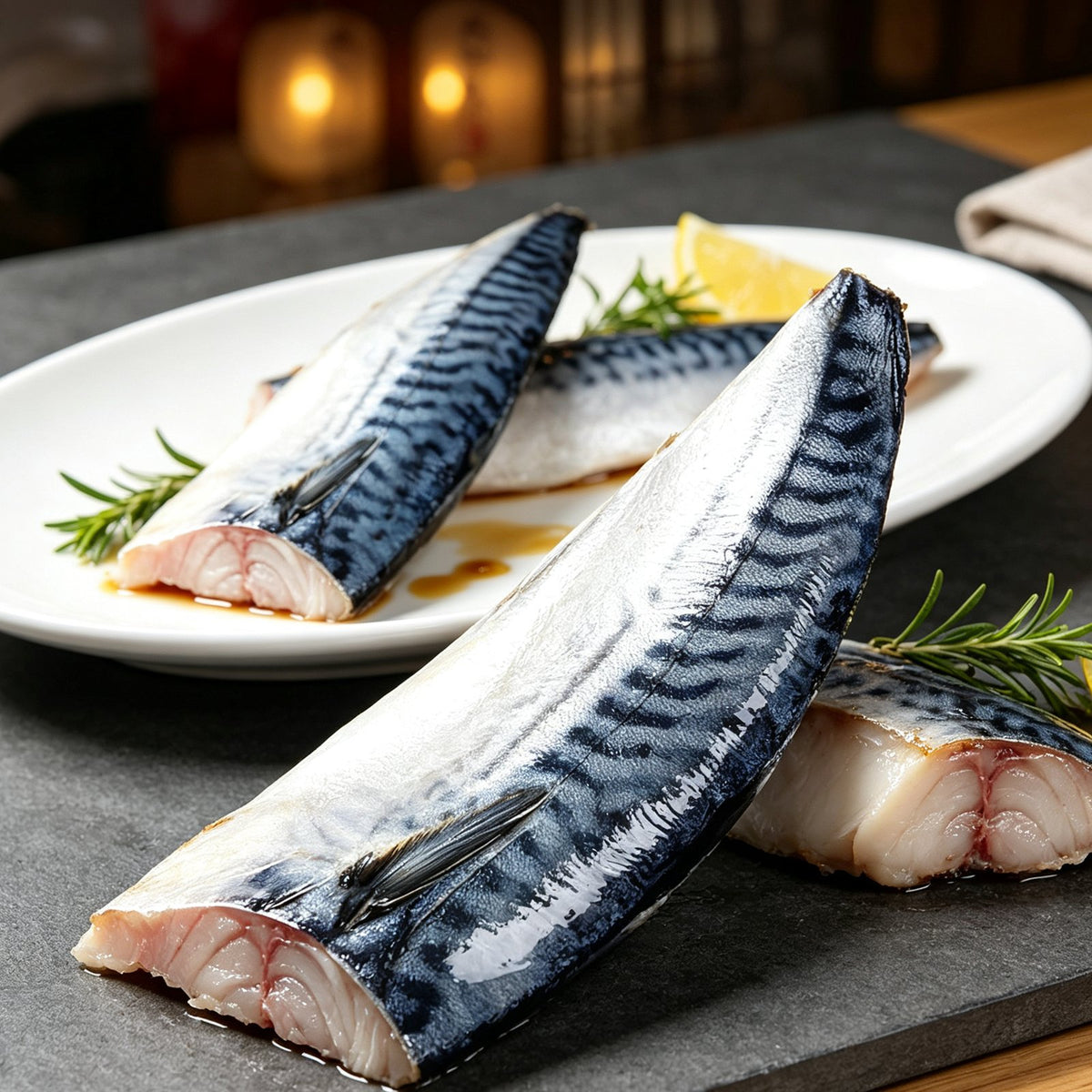 Fresh Mackerel Fillets Skin On