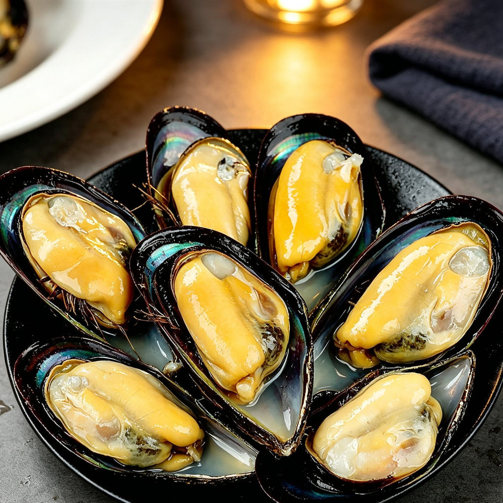 Fresh Mussels on the Half Shell
