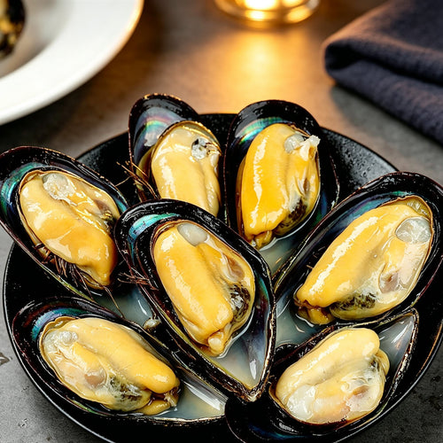 Fresh Mussels on the Half Shell