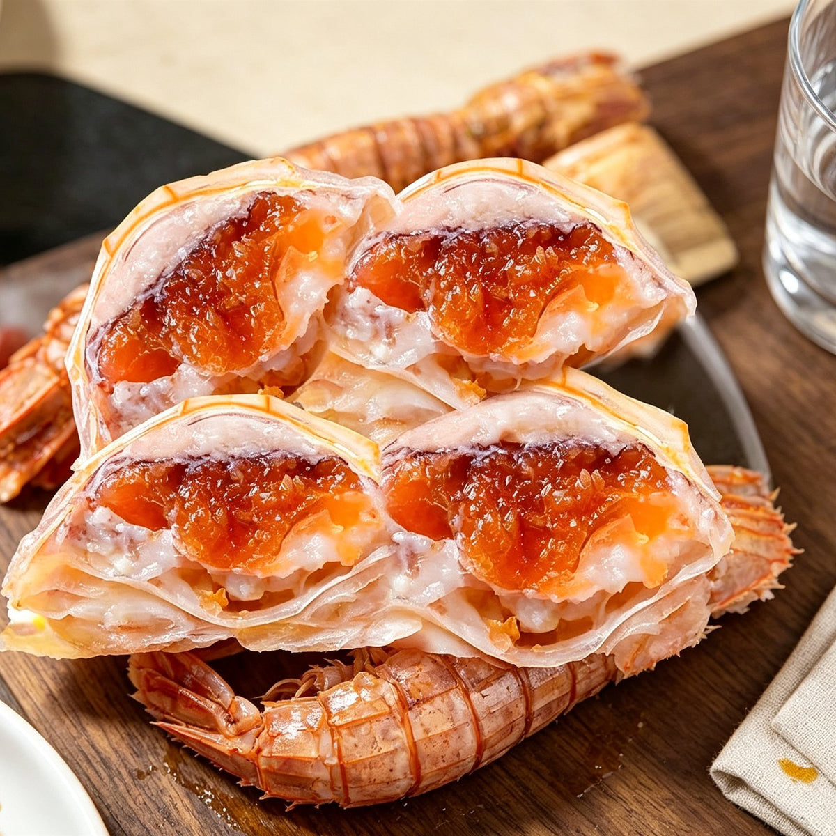 Mantis Shrimp with Orange Roe