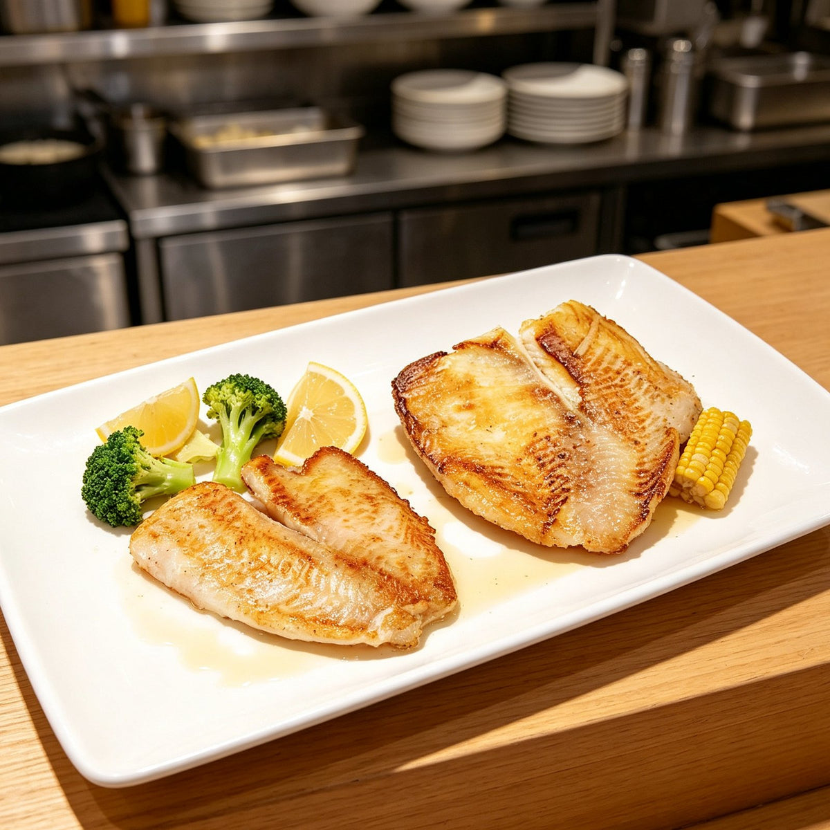 Pan Seared Tilapia Fish Fillets
