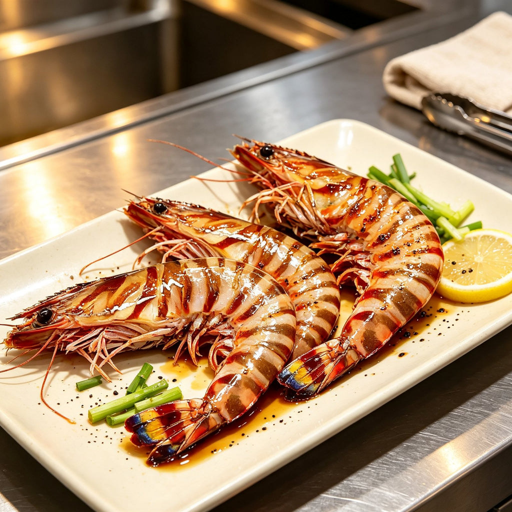 Fresh Whole Raw Tiger Prawns
